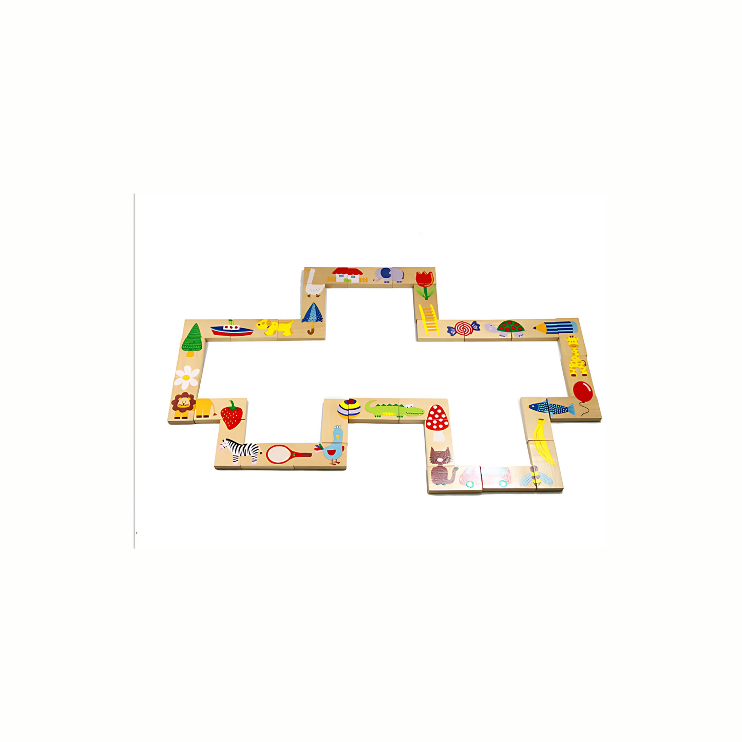 Wooden Animal Dominoes