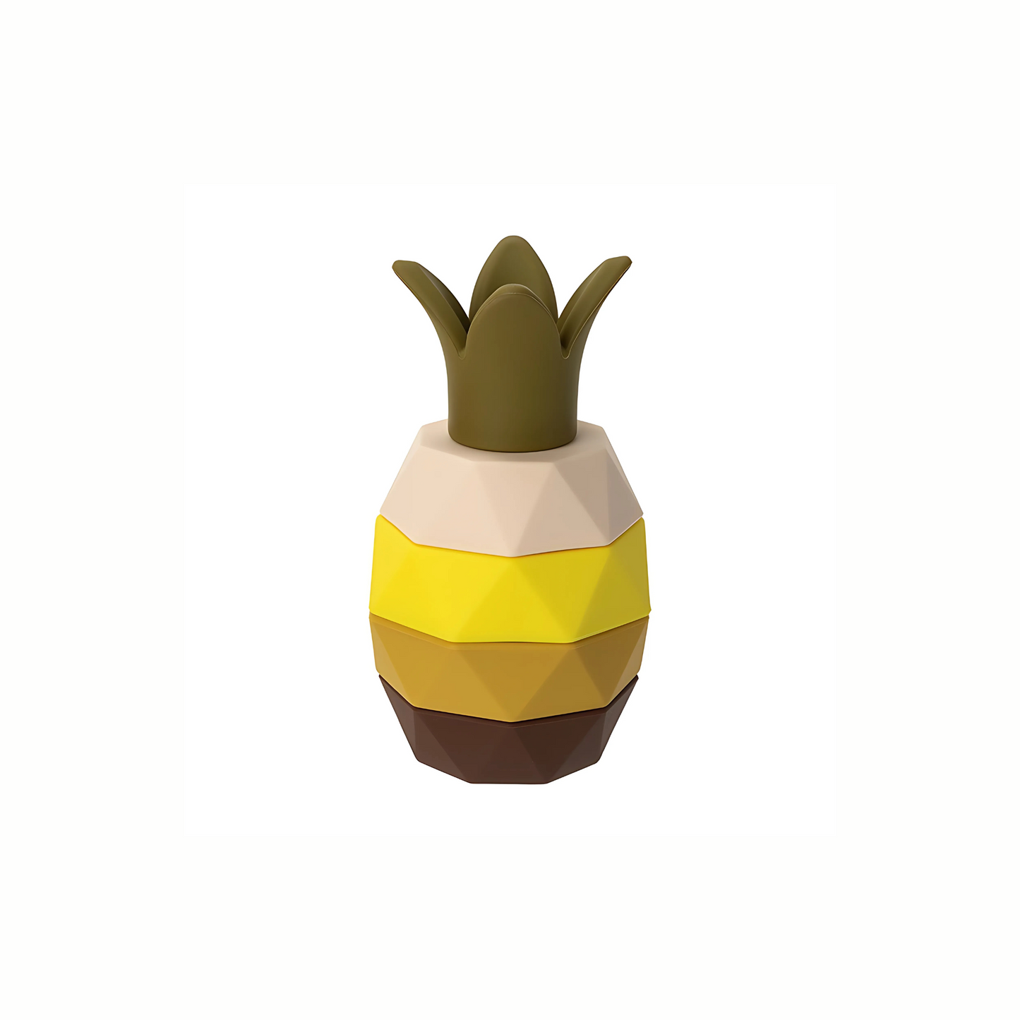 Silicone Pineapple Stacking Toy
