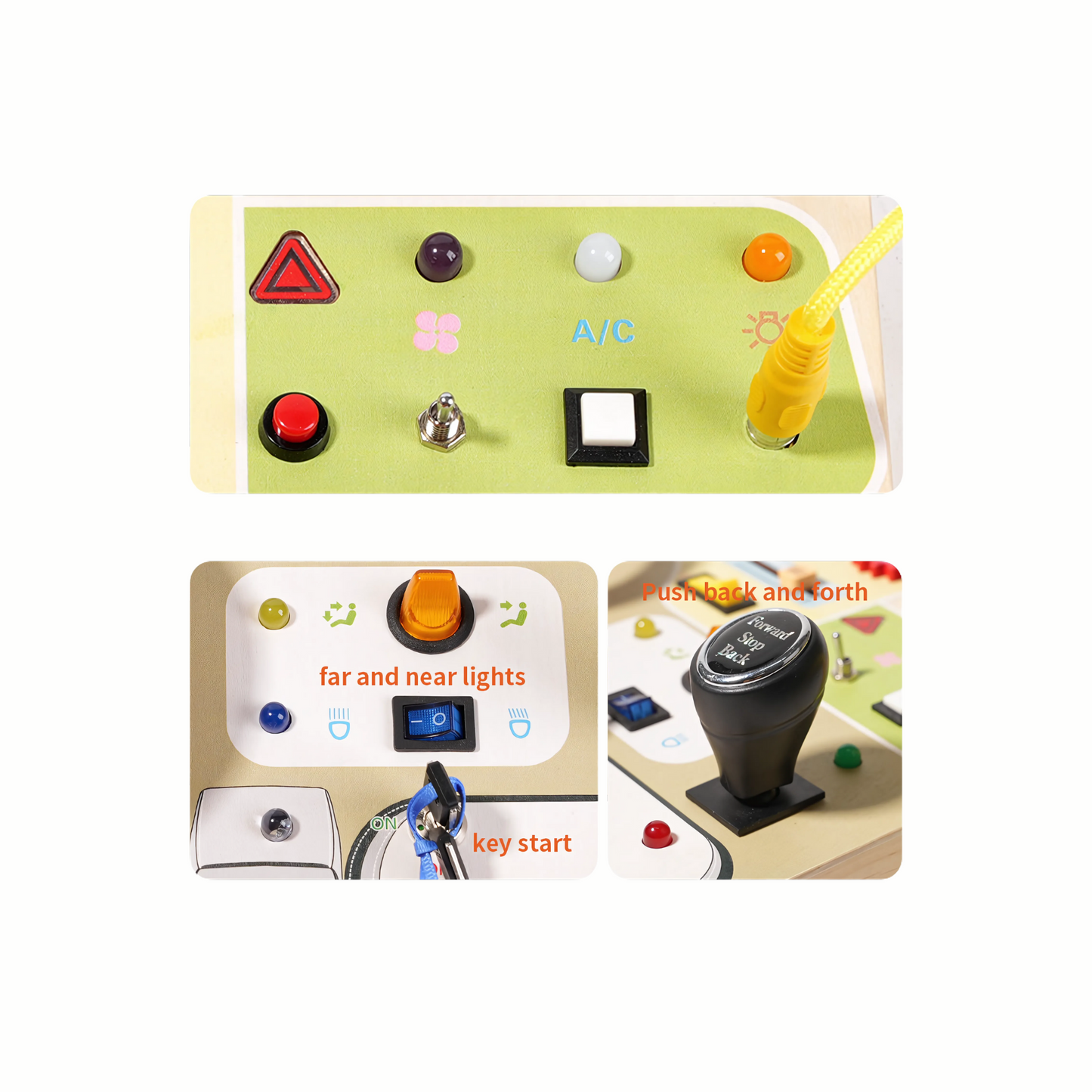 Wooden Interactive Busy Board