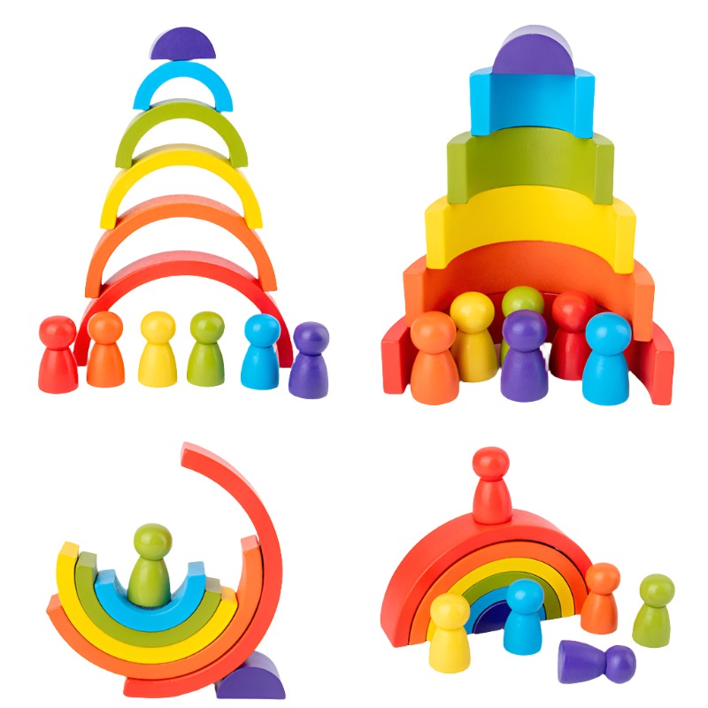 Rainbow Building Blocks