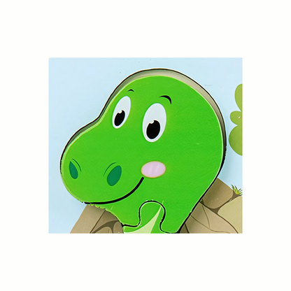 Wooden Dinosaur Puzzle Set