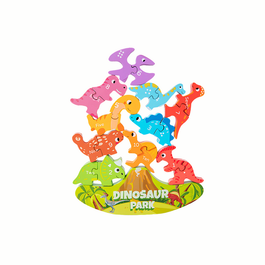 Wooden Dinosaur Balance Puzzle