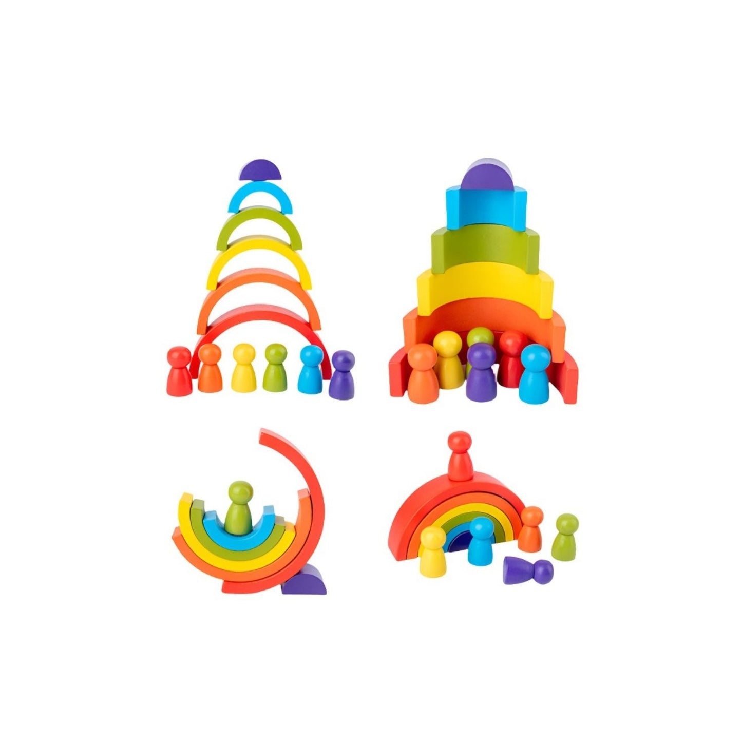 Rainbow Building Blocks