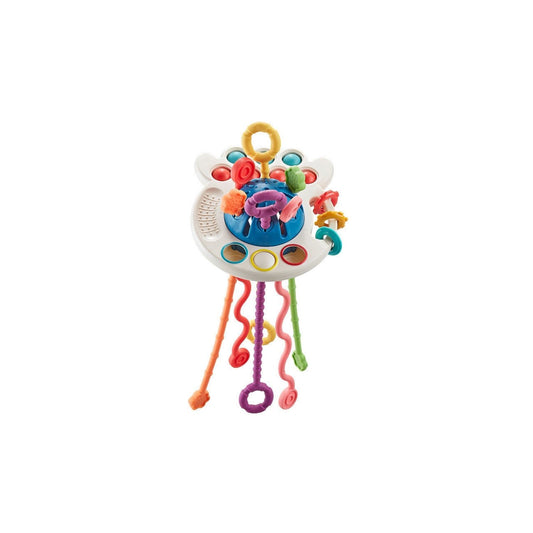 Montessori Finger Pull Silicone String Toy