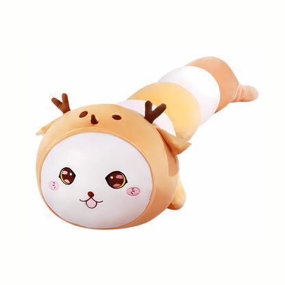 Plush Charming Caterpillar Stuffed Animal 100cm for Baby Tummy Time and Cuddling