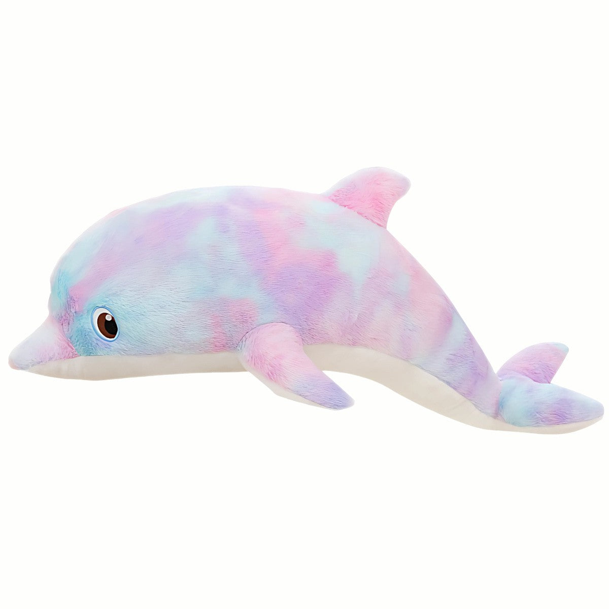 Tie-Dye Plush Dreamy Dolphin stuffed animal toy 100cm giant size marine life