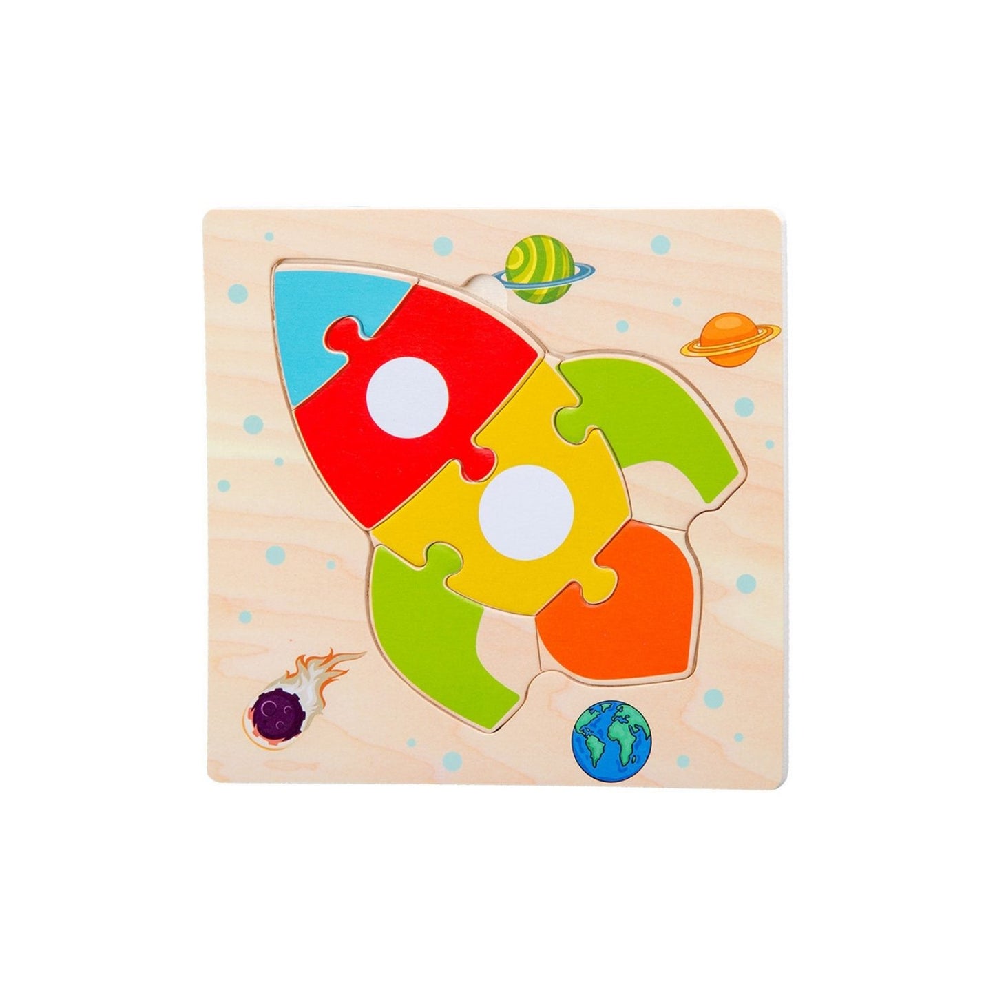 Wooden Jigsaw Puzzle Set