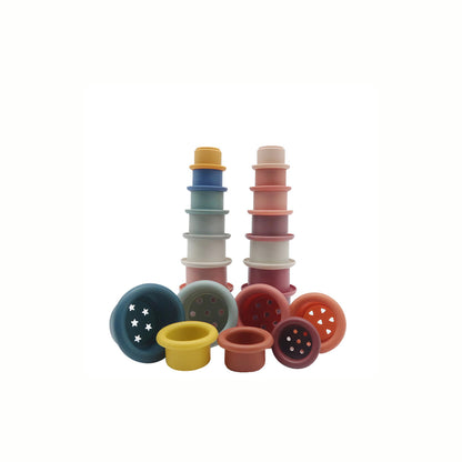 Silicone Stacking Cups